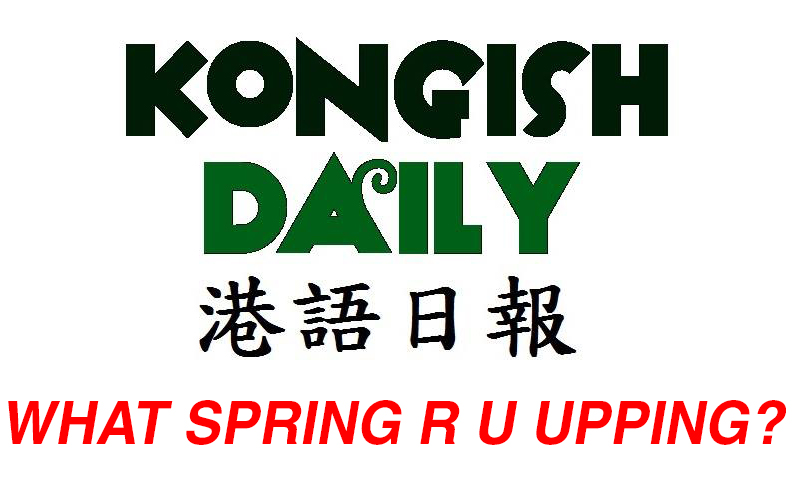 kongish daily mixing cantonese and english 