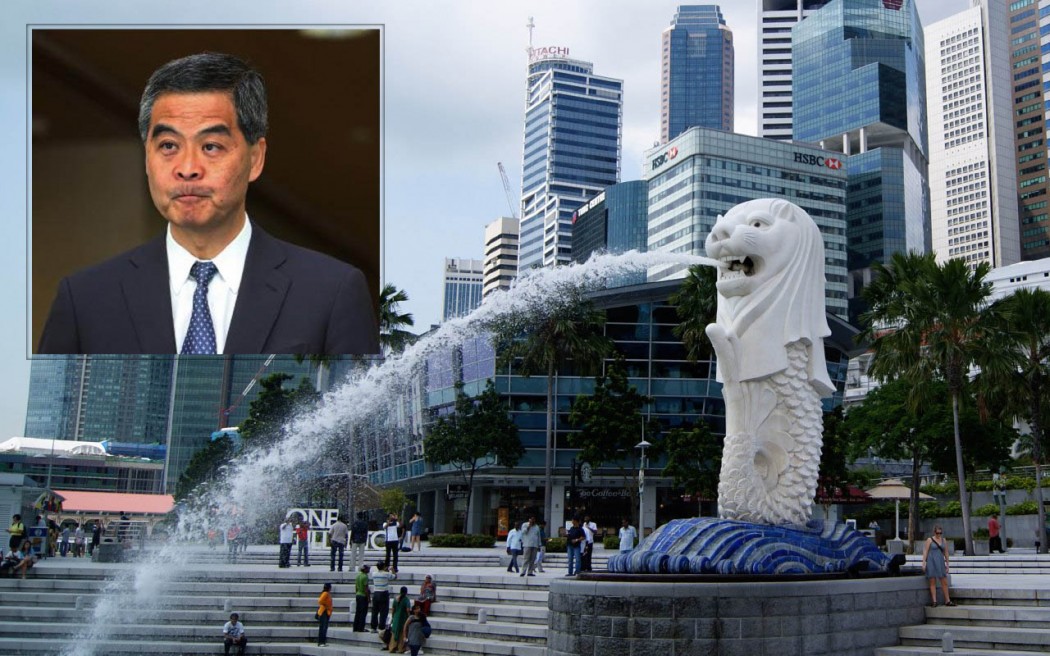Leung Chun-ying still owns two residential properties in Singapore
