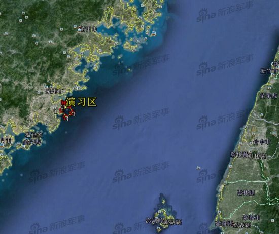 Position of Chinese artillery drills