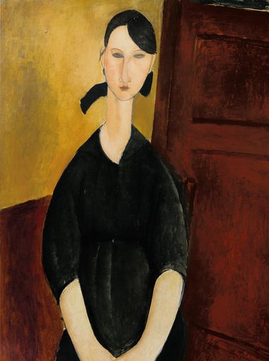 Modigliani-Portrait-de-Paulette-Jourdain
