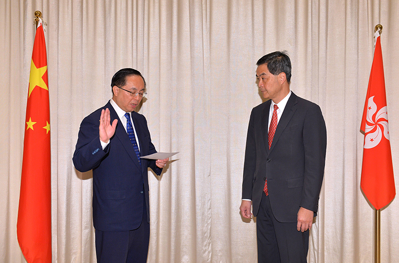 Nicholas Yang Wei-hsiung was appointed as Secretary for Innovation and Technology.