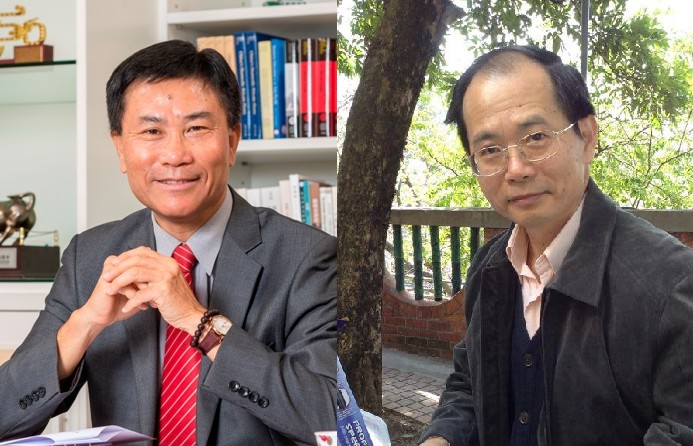 Leonard Cheng (left) Wan Chin (right). 