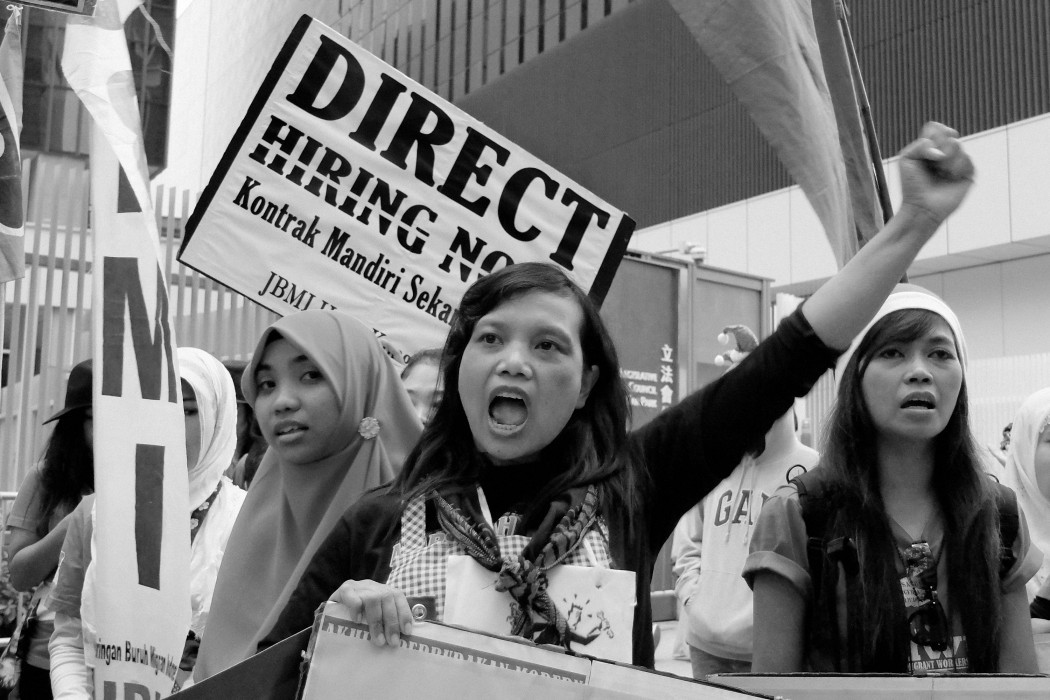 foreign domestic workers march
