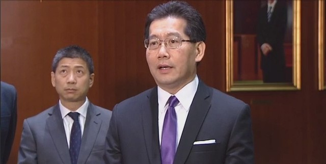 Secretary for Commerce and Economic Development Gregory So Kam-leung.