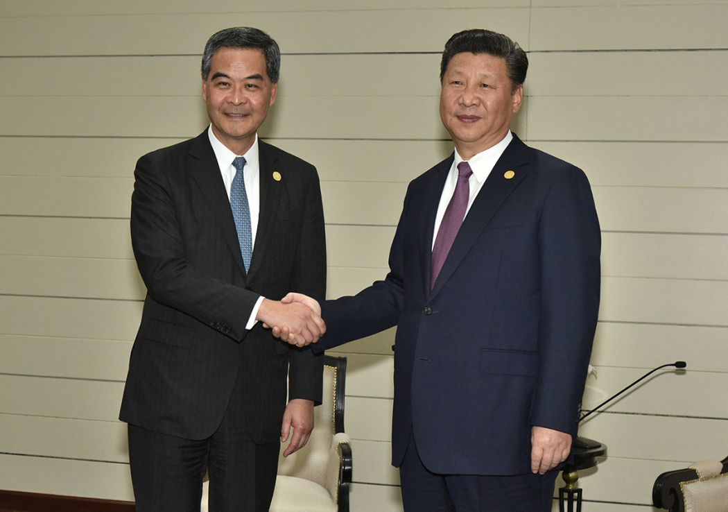 Leung Chun-ying Xi Jinping