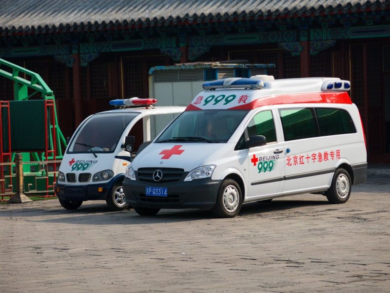 Ambulance car in Beijing