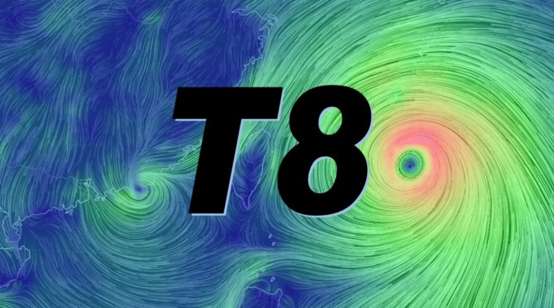 T8 typhoon warning Linfa