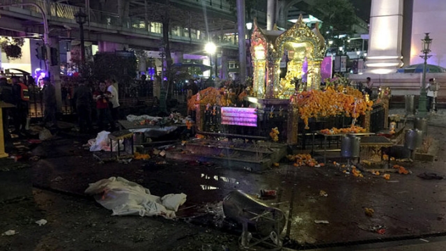 Site of Bangkok explosion