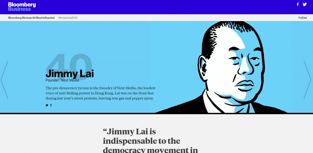 jimmy lai most influential