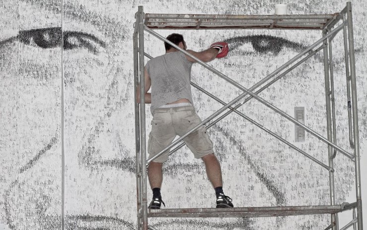 Phil Akashi, Tribute to Mandela Street Art Performance