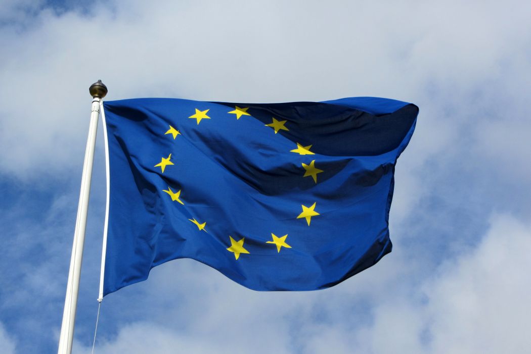The European Union flag.