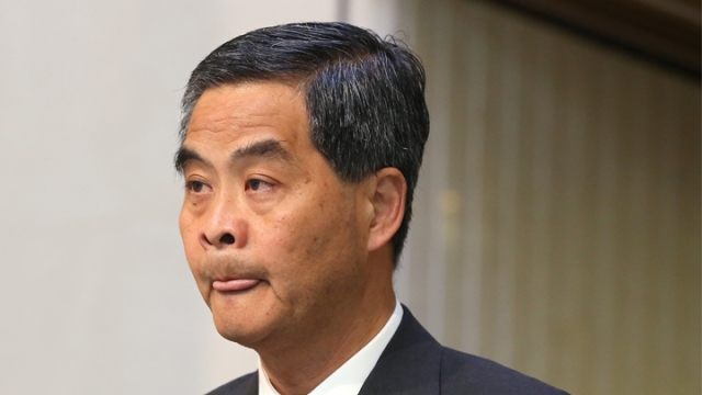 Chief Executive Leung Chun-ying.