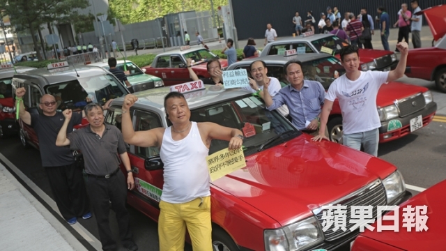 taxi driver protest