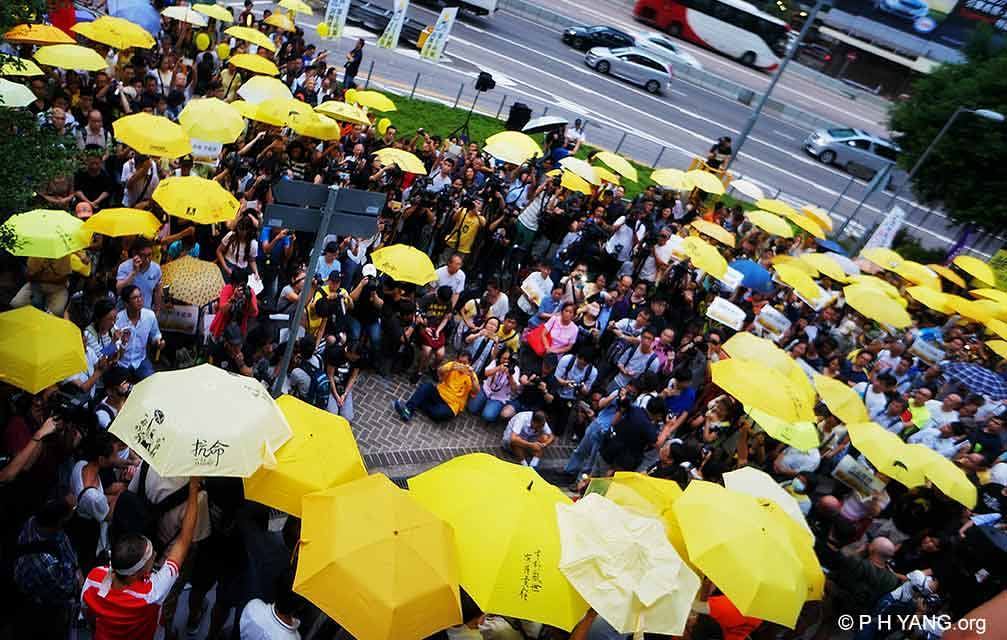 occupy second anniversary umbrella