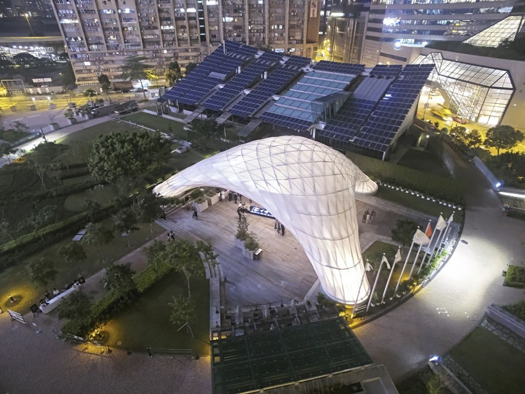 ZCB Bamboo Pavilion CUHK Chinese University of Hong Kong architecture Kowloon Bay