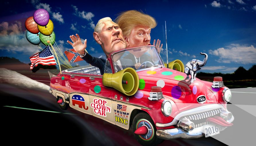 trump clown car
