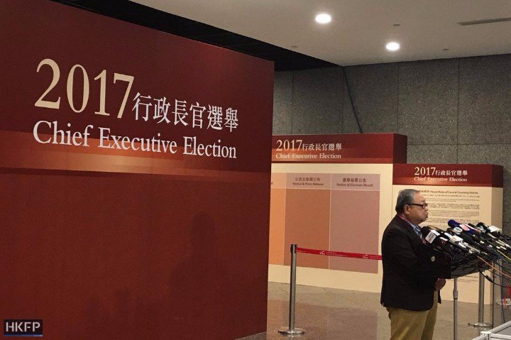 chief executive election 2017 John Tsang, Carrie Lam and Woo Kwok-hing