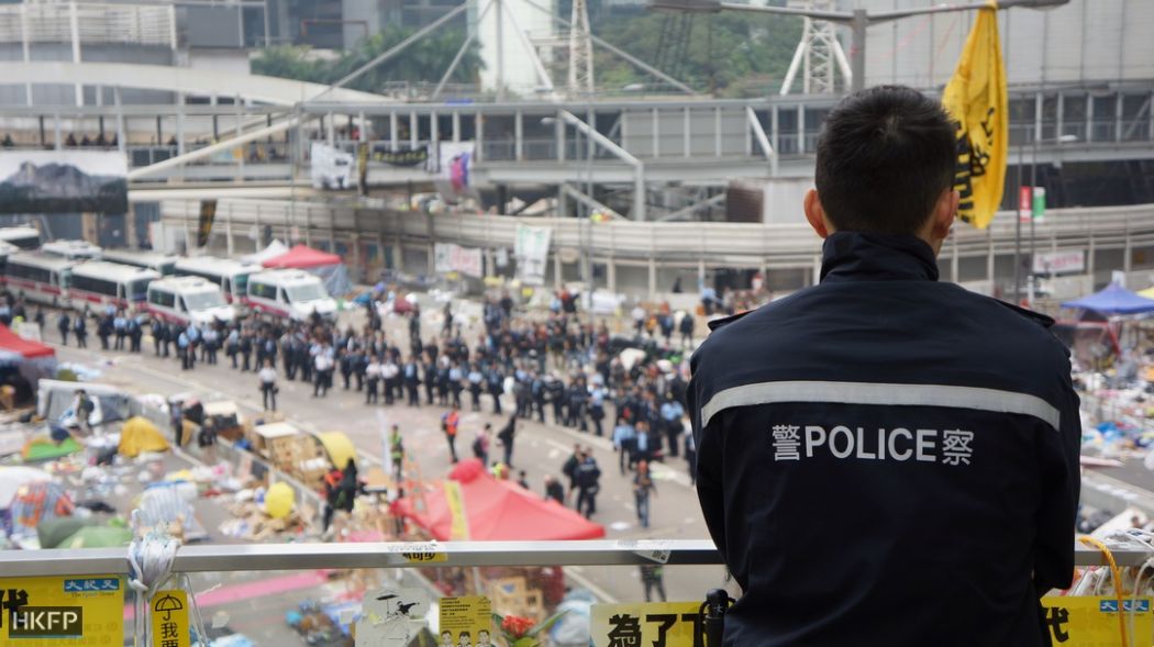 admiralty police occupy clearance 2014 protest