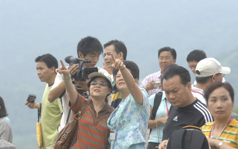 chinese tourists in taiwan