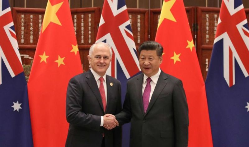 Malcolm Turnbull Xi Jinping Australia China