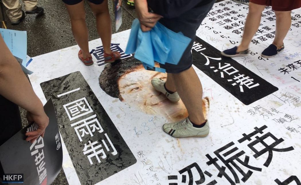 carrie lam july 1 democracy march rally protest