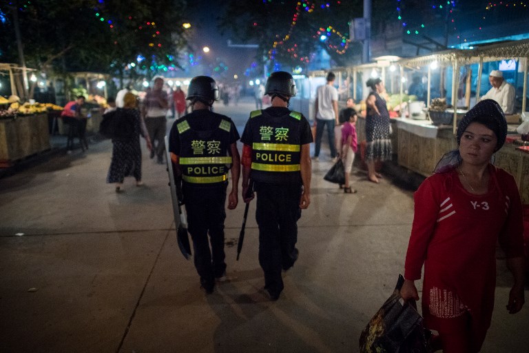 Xinjiang police