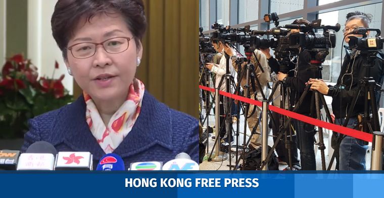 carrie lam press freedom