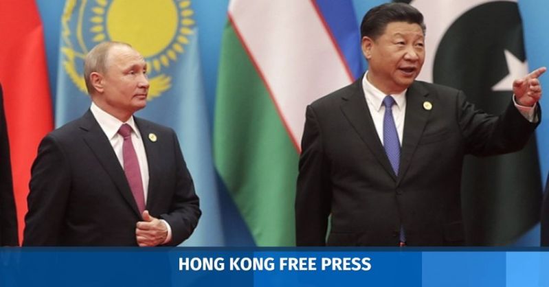 Russia's Vladimir Putin and China's Xi Jinping.