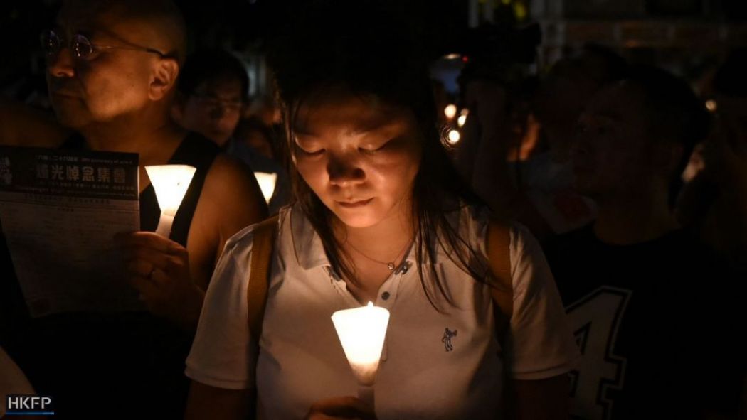 tiananmen massacre vigil 2018 hong kong 