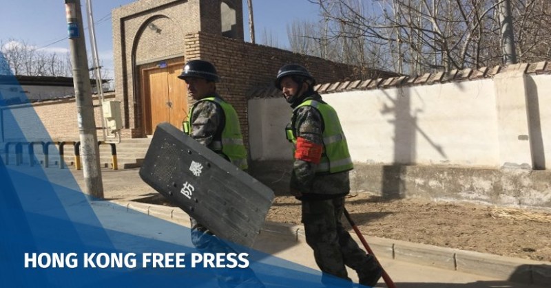 Uighur xinjiang police