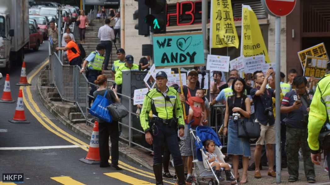 andy chan hong kong independence fcc protest