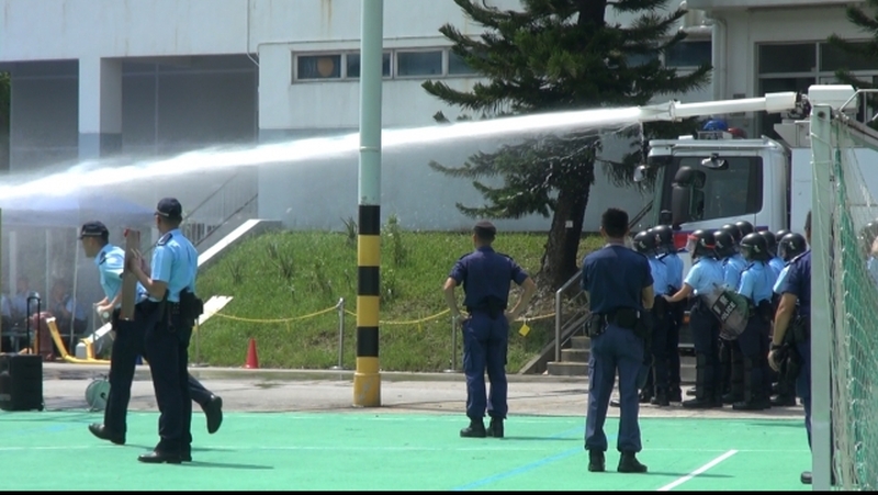 Police water cannon