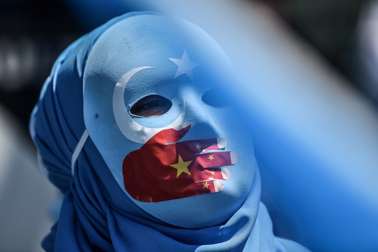 xinjiang uighur protest