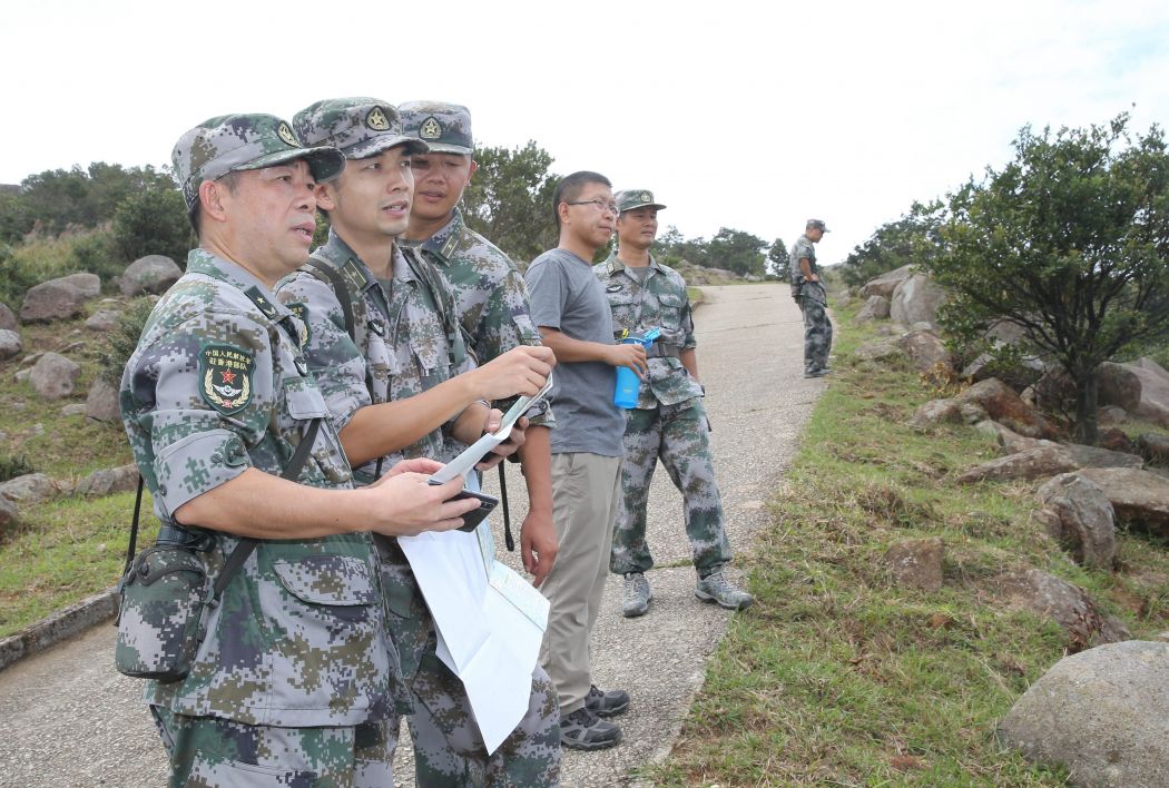 PLA People's Liberation Army clean-up mangkhut