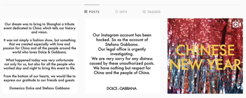 In translation: Dolce & Gabbana publish apology video after China racial  row - Hong Kong Free Press HKFP