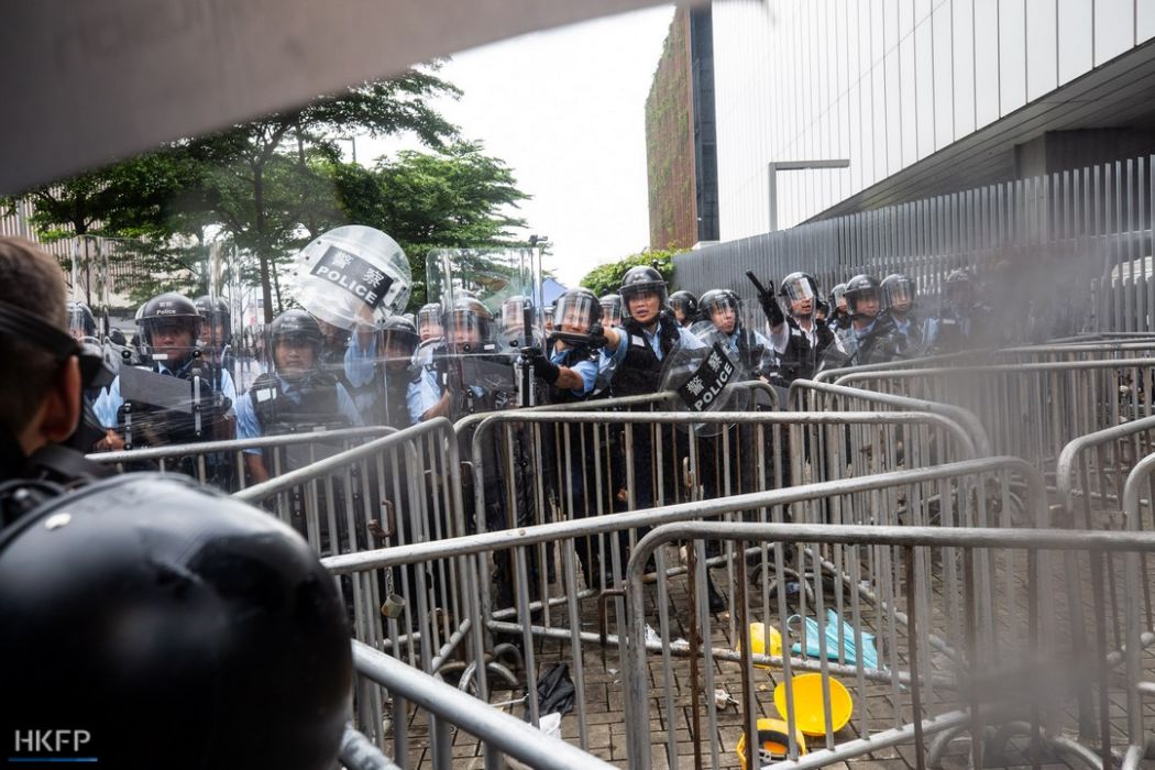 China extradition protest admiralty clash