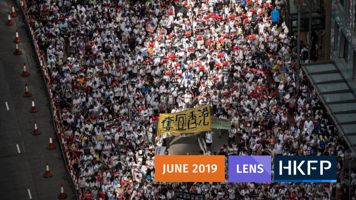 HKFP Lens: Hong Kong Island comes to a standstill as hundreds of thousands protest extradition bill