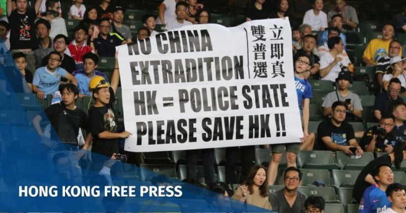 hong kong football kitchee protest
