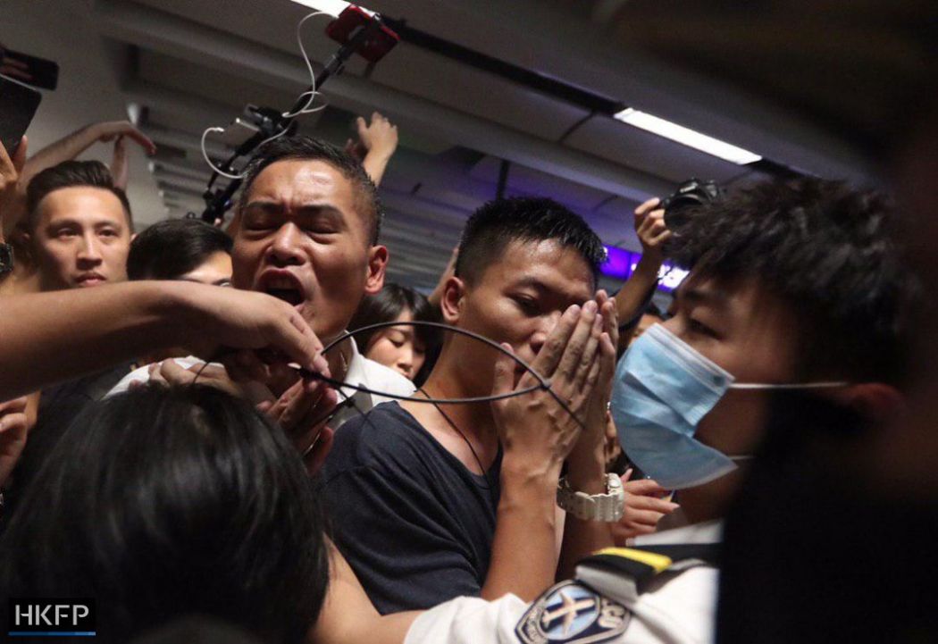 China extradition airport August 13 police protest