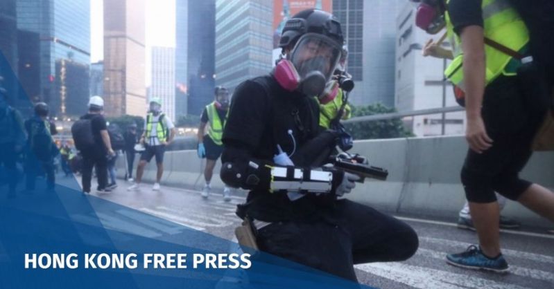 Hong Kong protest arrest