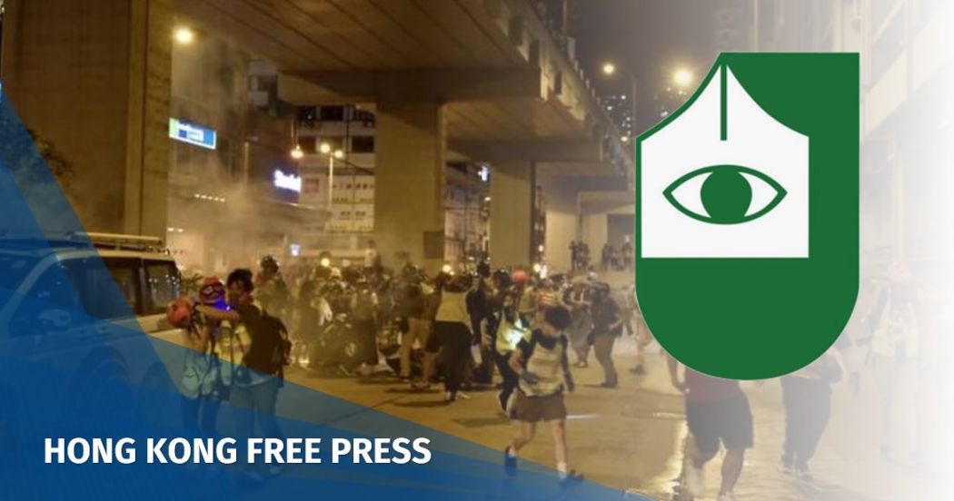 hkja mongkok china extradition police protest tear gas