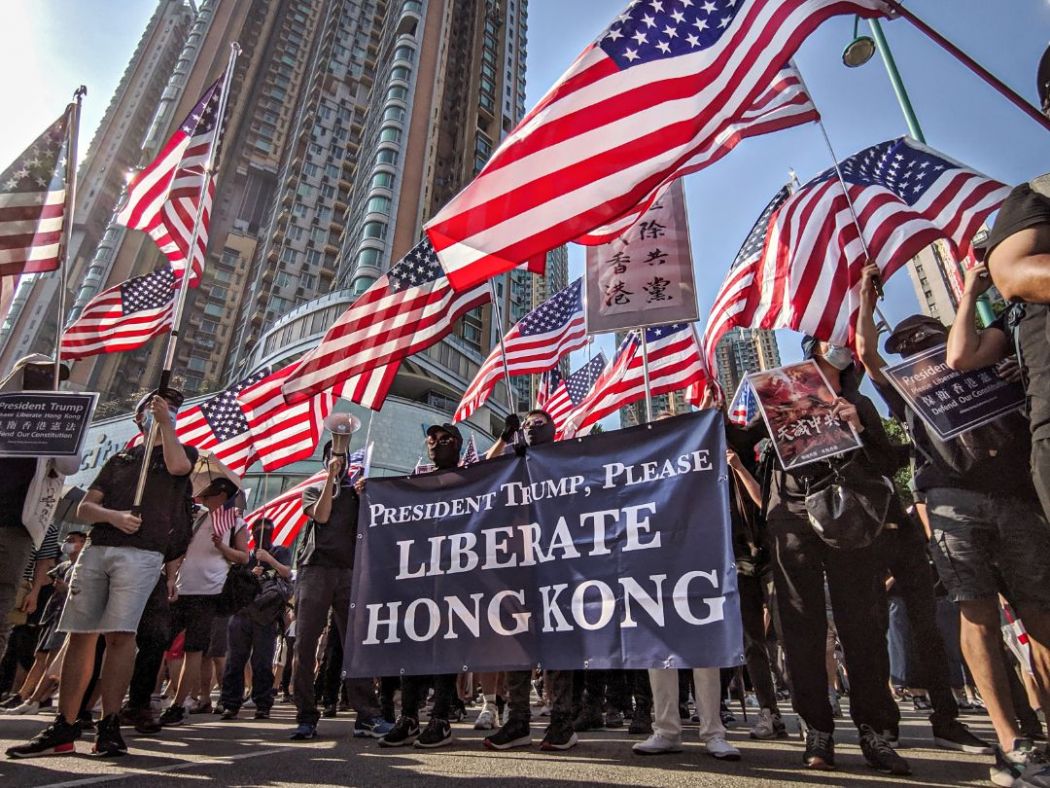 september 22 Tuen Mun march china extradition protest US