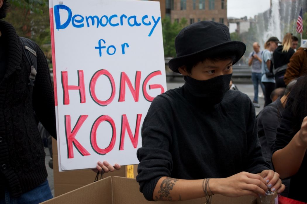 new york hong kong protest