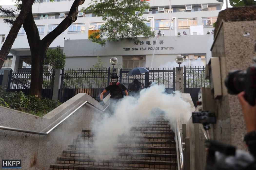 tear gas tsim sha tsui police october 20 kowloon 