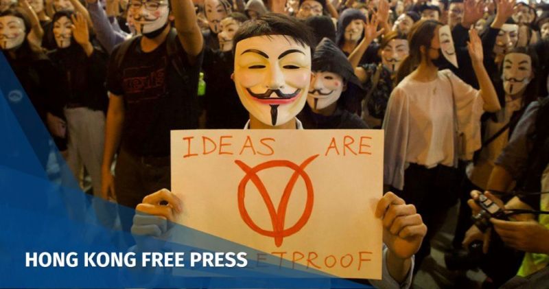 november 5 guy fawkes mask v vendetta Tsim sha tsui
