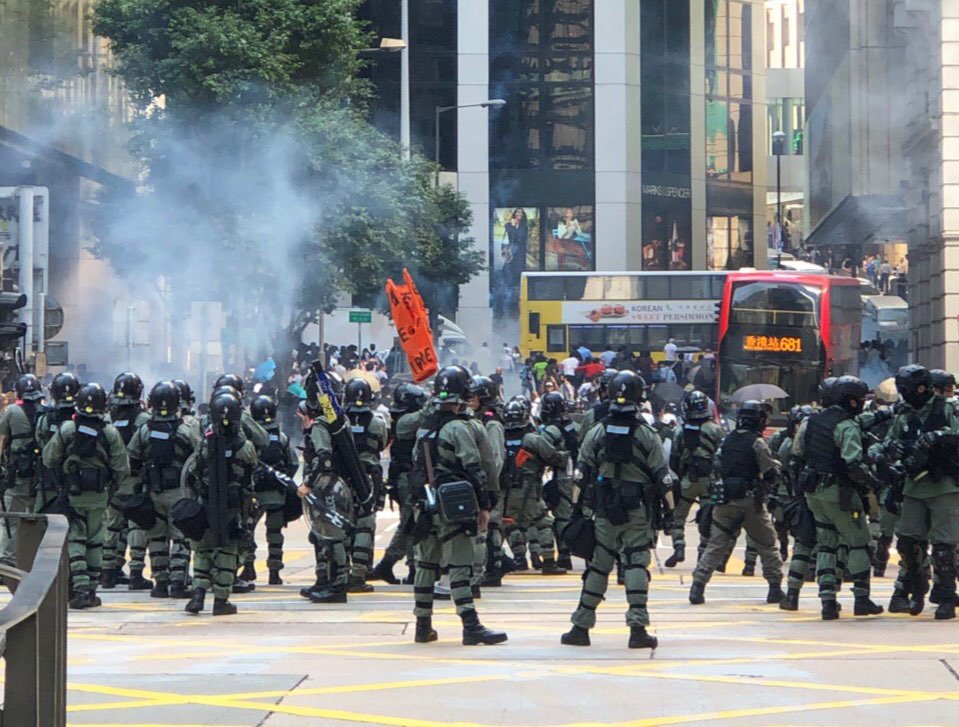 Riot police Central