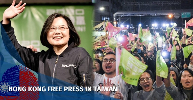 Tsai Ing-wen DPP win election Taiwan