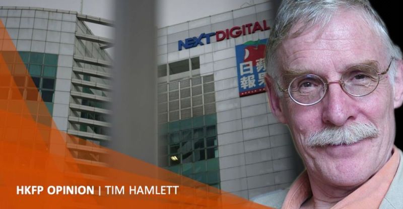 Tim Hamlett Jimmy Lai Next media arrest