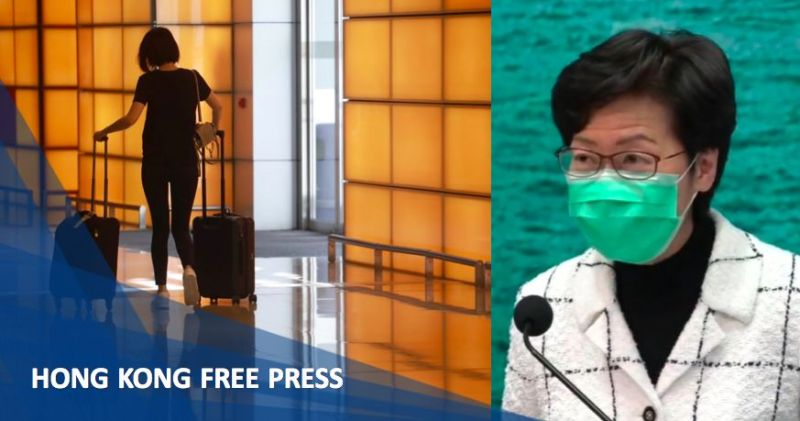 Carrie Lam visitors foreign countries coronavirus