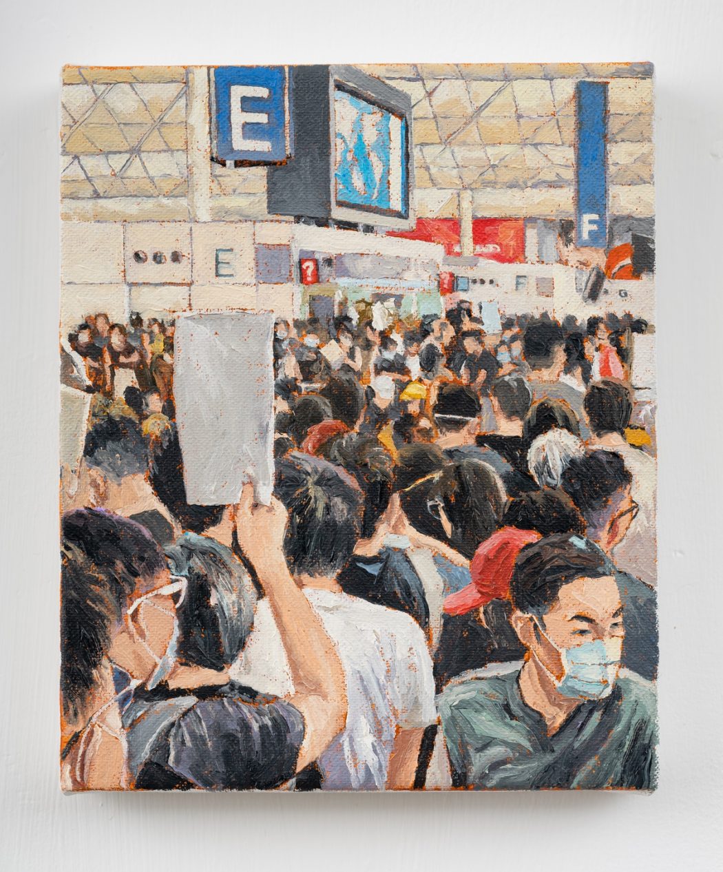 HKFP Lens Chow Chun-fai protest Hong Kong International Airport